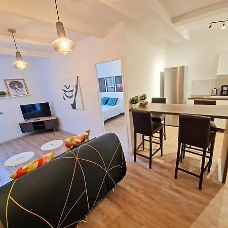 شقة Gregbnb - T2 Design 43m2 - Est - Wifi Fibre - N2 *