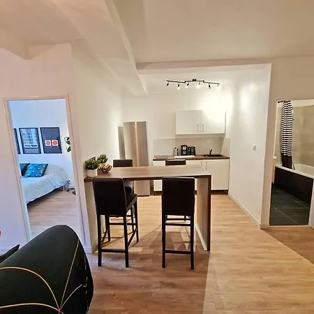 Appartement Gregbnb - T2 Design 43m2 - Est - Wifi Fibre - N2 Toulon